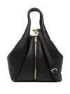 Saiid Kobeisy Calfskin Bag With Middle Zipper In Black