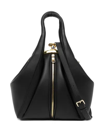 SAIID KOBEISY CALFSKIN BAG WITH MIDDLE ZIPPER