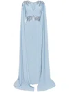 Saiid Kobeisy Crepe Dress In Blau