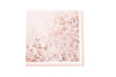 Saiid Kobeisy Crepe Georgette Silk Scarf In Pink
