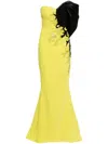 Saiid Kobeisy Crepe Straight Fit Dress In Animal Print
