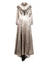 Saiid Kobeisy Crystal-embellished Maxi Dress In Silver