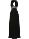 Saiid Kobeisy Crystal-embellished Open-back Dress In Black