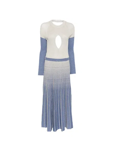Saiid Kobeisy Degrade Knitwear Dress In Multi