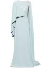 Saiid Kobeisy Embellished Kaftan In Blue