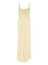 Saiid Kobeisy Embellished Long Dress In Yellow