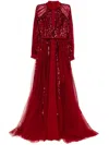 Saiid Kobeisy Embroidered Dress In Red