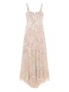 Saiid Kobeisy Besticktes Abendkleid In Pink