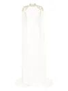 Saiid Kobeisy Embroidered Maxi Dress In White