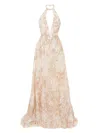 Saiid Kobeisy Embroidered Maxi Dress