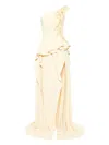 Saiid Kobeisy Embroidered Maxi Dress In Neutral