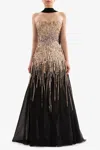 Saiid Kobeisy Embroidered-strapless Gown In Multi
