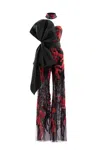 Saiid Kobeisy Embroidered Strapless Jumpsuit In Black