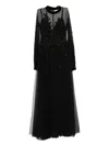 Saiid Kobeisy Embroidered Tulle Gown In Black