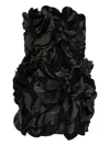 Saiid Kobeisy Floral-embellishment Mini Dress In Black
