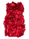 Saiid Kobeisy Floral-embellishment Mini Dress In Red