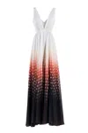 Saiid Kobeisy Polka Dot-print Full-skirt Dress In Multicolor