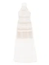 Saiid Kobeisy Maxikleid Mit Stehkragen In White