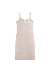 Saiid Kobeisy Jersey Knit Fitted Midi Dress In Neutrals
