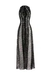 Saiid Kobeisy Jet Black Crepe Short Dress In Black