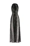 Saiid Kobeisy Jet Black Crepe Short Dress