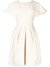 Saiid Kobeisy Knee-length Flared Dress In White