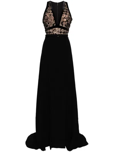 Saiid Kobeisy Lace Dress In Black