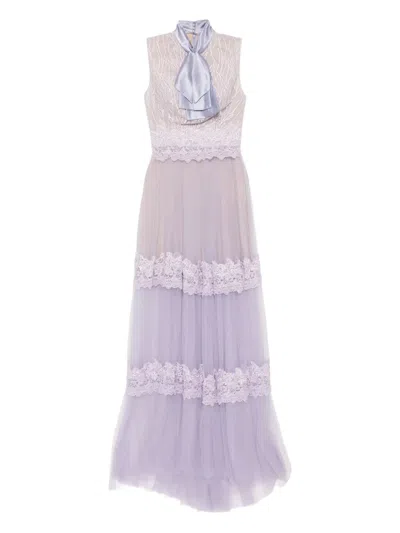 Saiid Kobeisy Lace Dress In Neutral