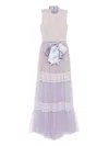 Saiid Kobeisy Kleid Mit Spitze In Purple
