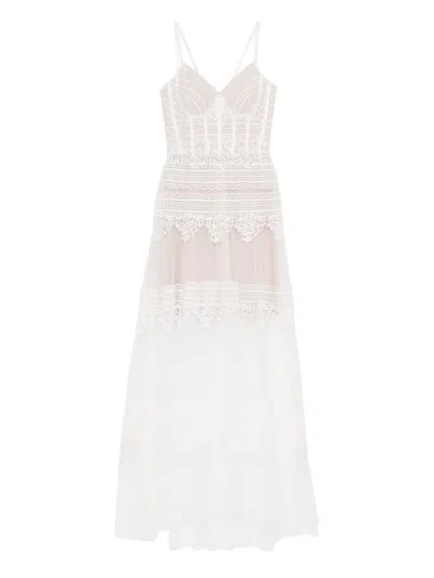 Saiid Kobeisy Lace Gown In White