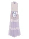 Saiid Kobeisy Kleid Mit Spitze In Purple