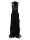 Saiid Kobeisy Lace Sleeveless Dress In Black