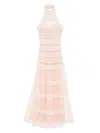 Saiid Kobeisy Lace Sleeveless Dress In Pink