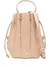 Saiid Kobeisy Leather Bucket Bag In Brown