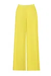 Saiid Kobeisy Lime Green Straight-fit Pants In Yellow