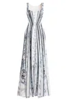 Saiid Kobeisy Graphic-print Gown