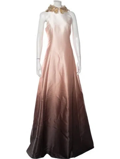 Pre-owned Saiid Kobeisy Long Dress In White