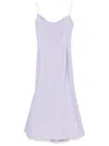 Saiid Kobeisy Midi Dress In Purple