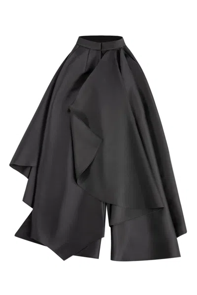Saiid Kobeisy Mikado Asymmetrical Pants In Black