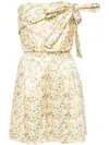 Saiid Kobeisy Mikado Tailored Top And Shorts Set In Gelb