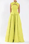 Saiid Kobeisy Neoprene Corset, Skirt With Detachable Bolero In Multi