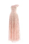 Saiid Kobeisy Off-shoulder Long Embroidered Dress