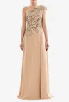 Saiid Kobeisy One Shoulder Sequin Long Dress In Multi