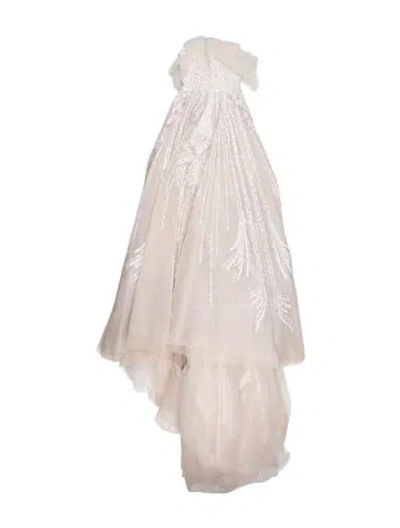 Pre-owned Saiid Kobeisy One-shoulder Long Dress W/ Tags In Neutral