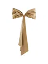 Saiid Kobeisy Oversized Bow Cape In Brown