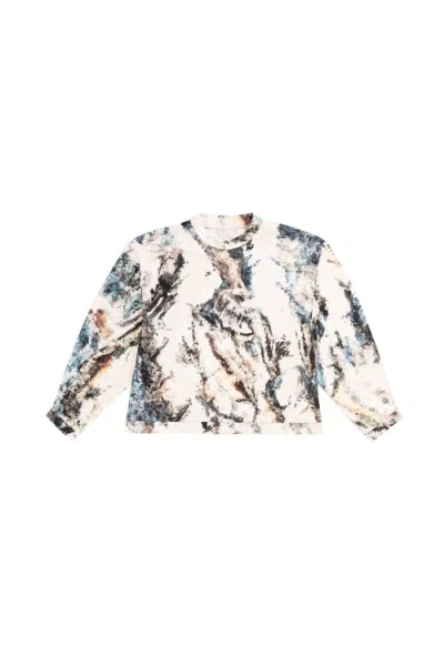 Saiid Kobeisy Graphic-print Sequin Embellished Zip-up Hoodie In Multicolor