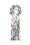Saiid Kobeisy Graphic-print Sequin Embellished Dress In White