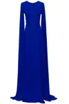 Saiid Kobeisy Royal Blue Crepe Kaftan In Blue