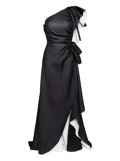 Saiid Kobeisy Ruffled Dress In Black