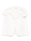 Saiid Kobeisy Ruffled Tailored Blazer